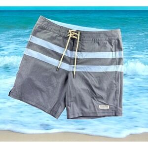 Fair Harbor Board Shorts Men 34 Swim‎ Trunks Pockets Beach Swimwear Drawstring